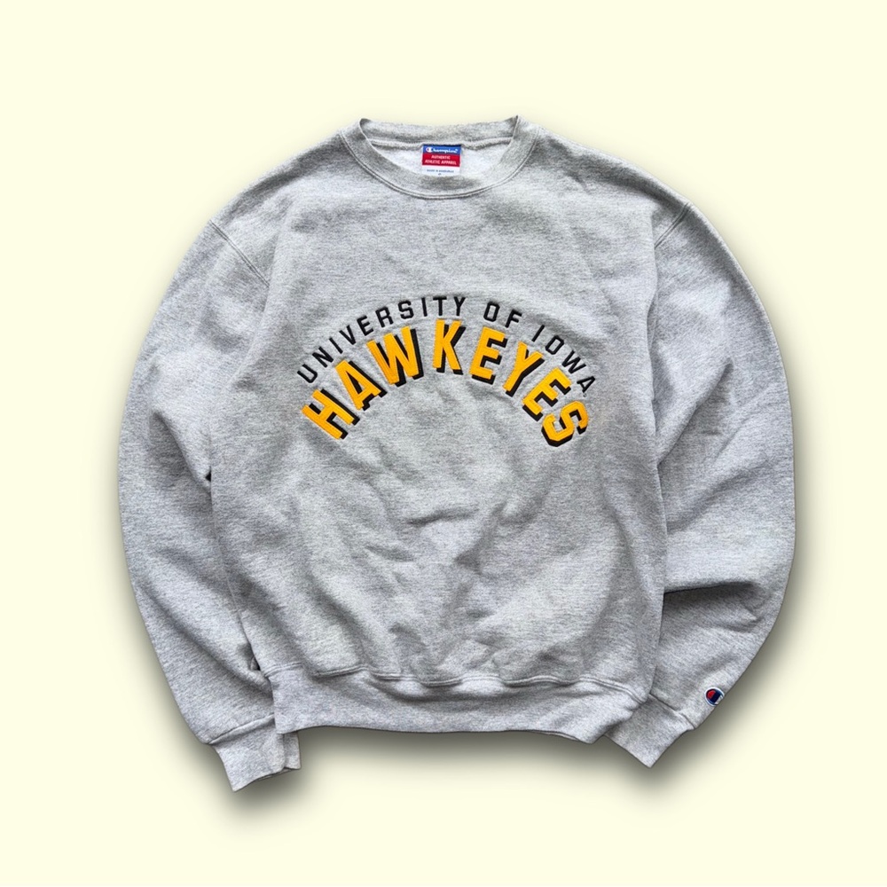 Vintage Men’s Champion Iowa Hawkeyes College 90’s Y2K Small